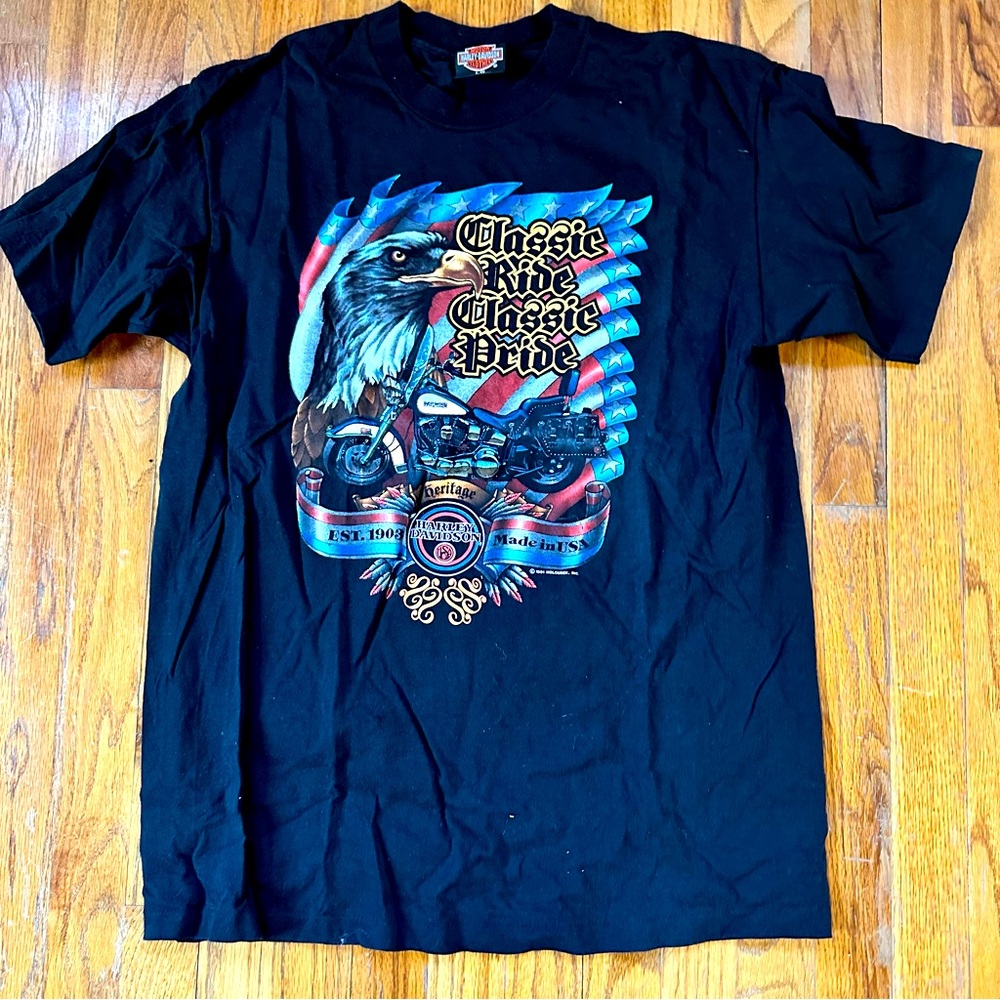 Awesome Vintage Harley Shirt Classic Ride Classic Pride